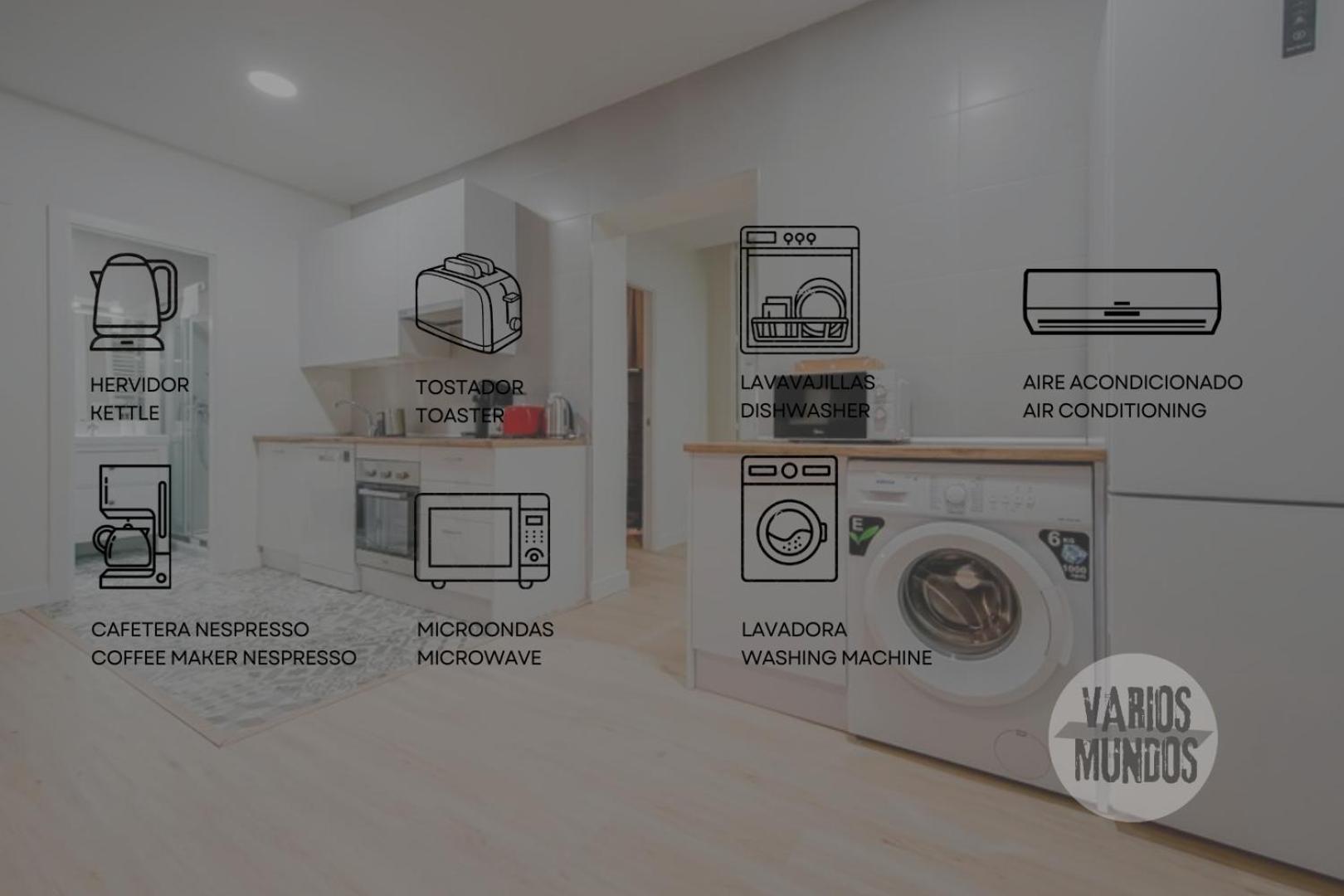 Cozy&New Apartment Para 6Pax En La Plaza De Tirso - Madrid E1 מראה חיצוני תמונה